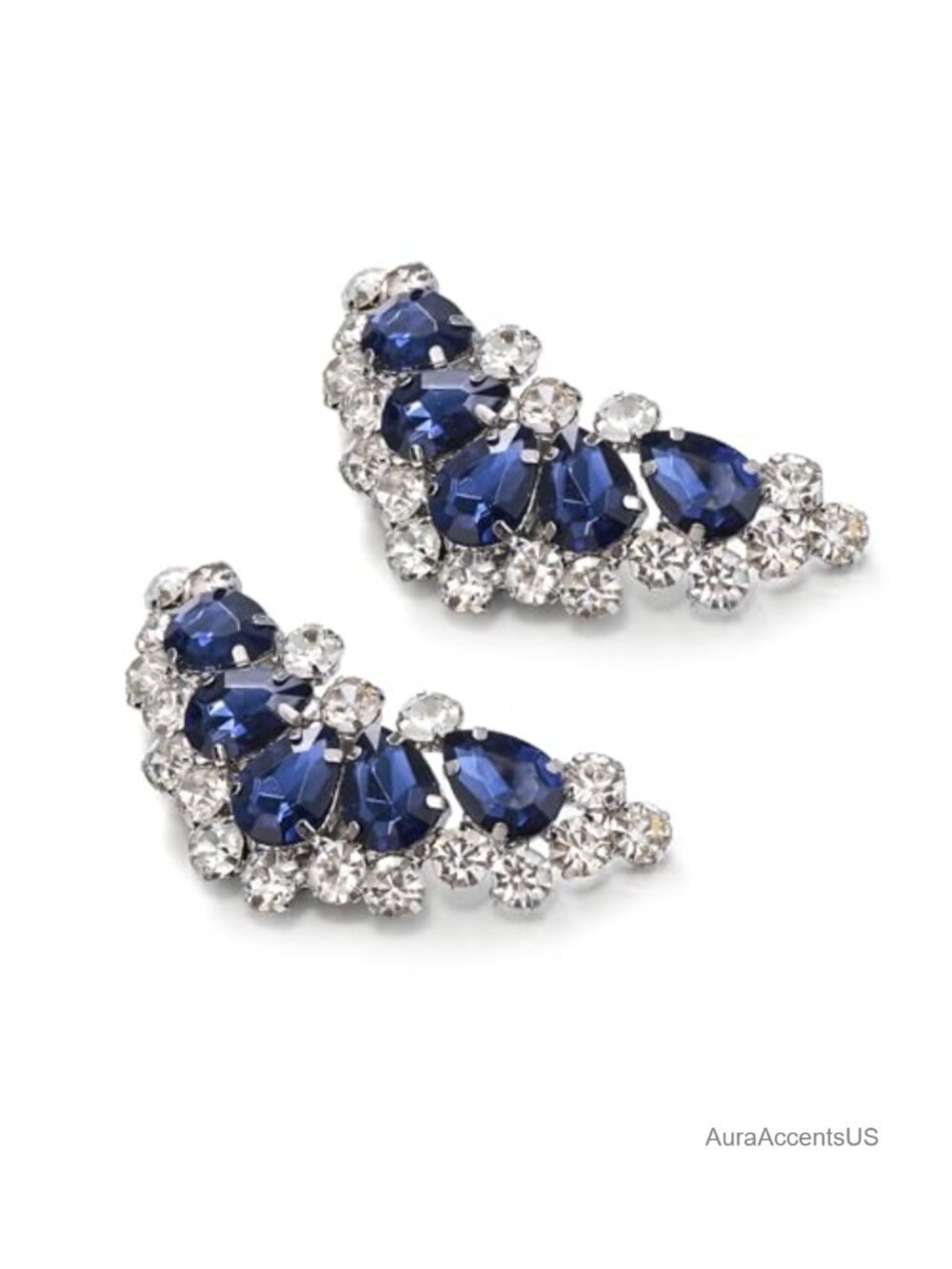 Crystal Rhinestone Shoe Clips Decorative Jewelry for Pumps Flats